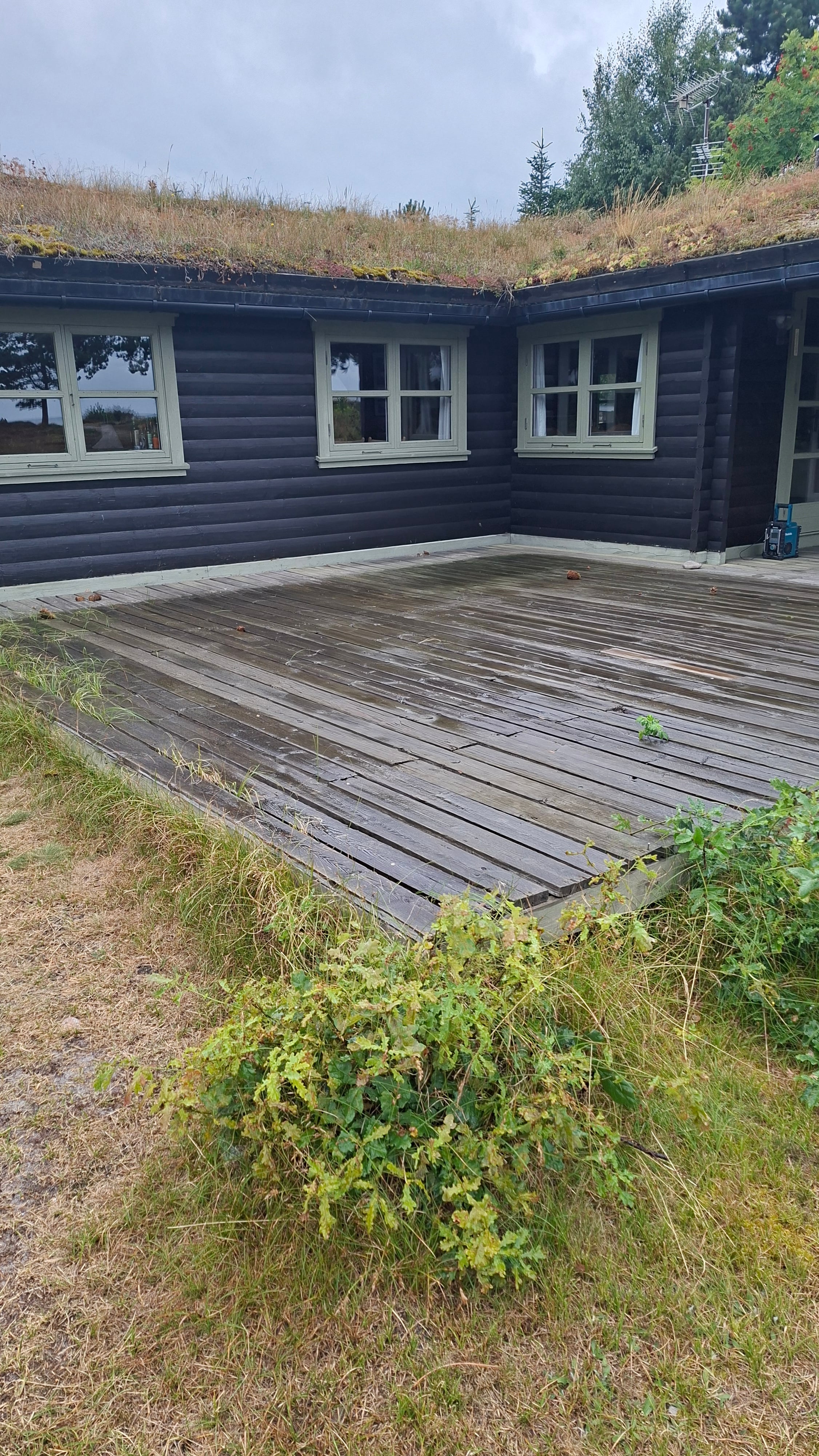 52m2 træterrasse før