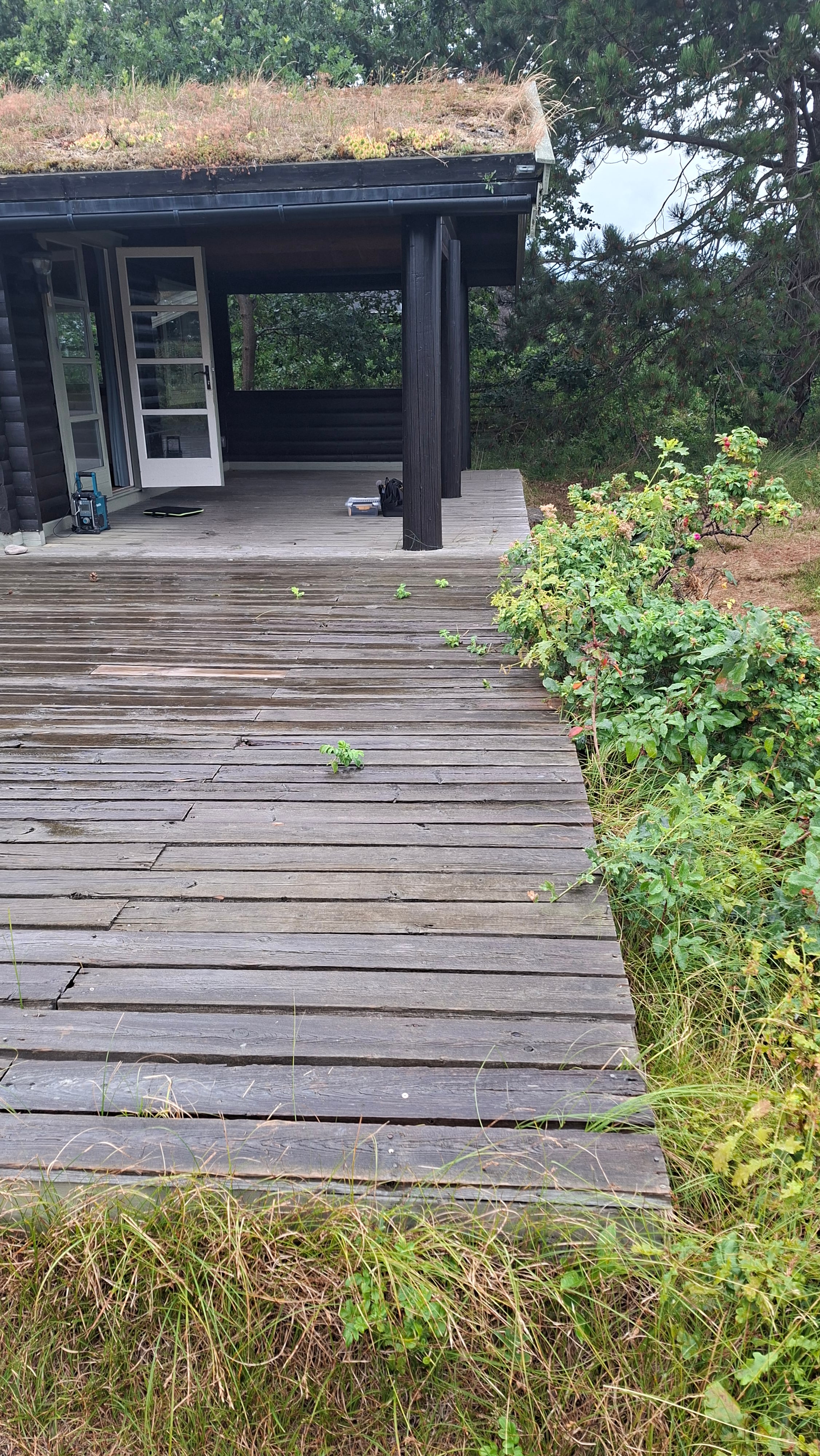 52m2 træterrasse før