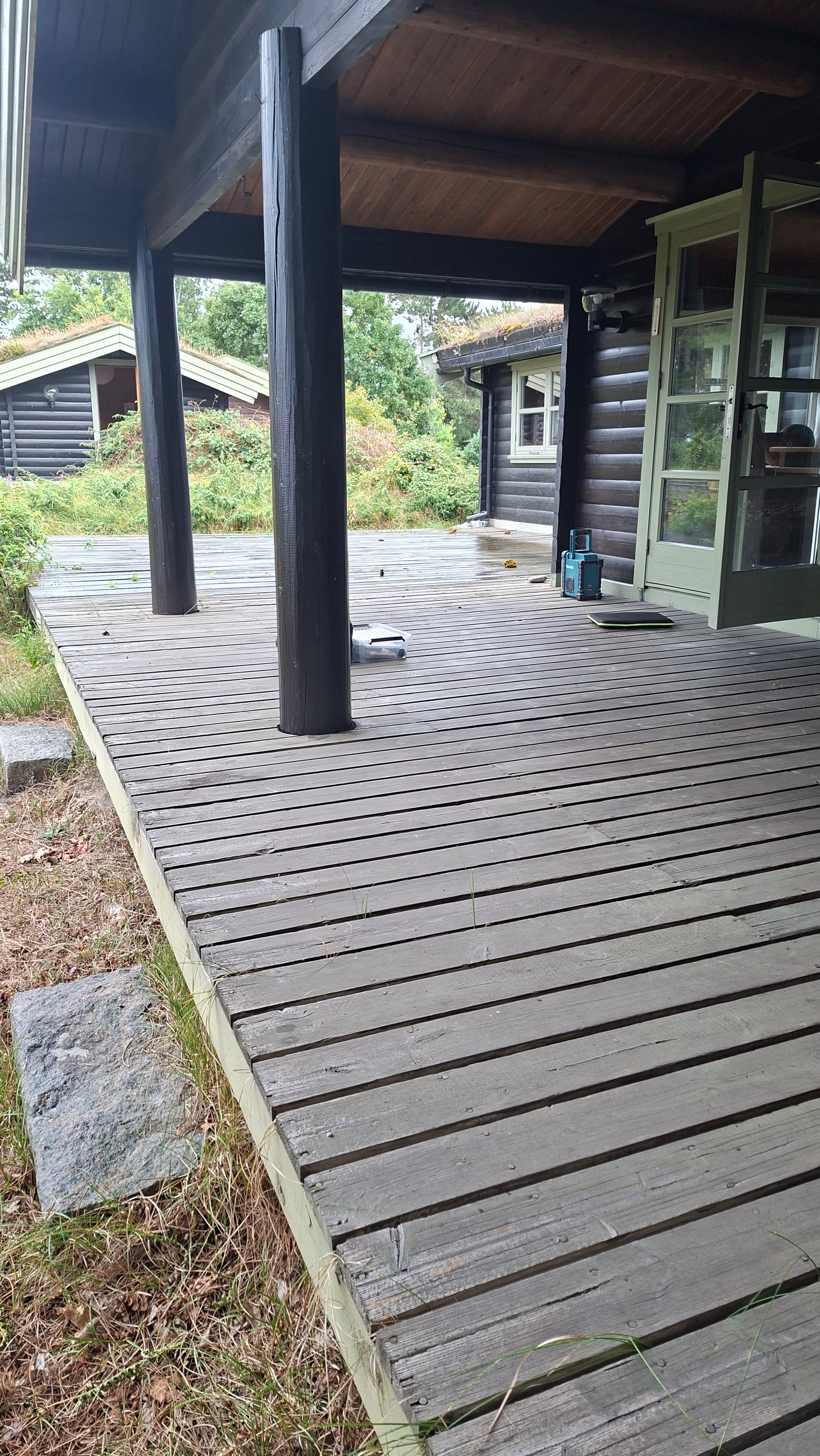 52m2 træterrasse før